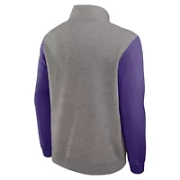 NCAA Nike LSU Tigers Club Fleece Half-Zip Pullover
