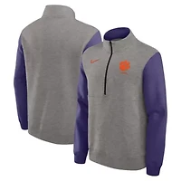 NCAA Nike Clemson Tigers Club Fleece Half-Zip Pullover
