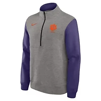 NCAA Nike Clemson Tigers Club Fleece Half-Zip Pullover