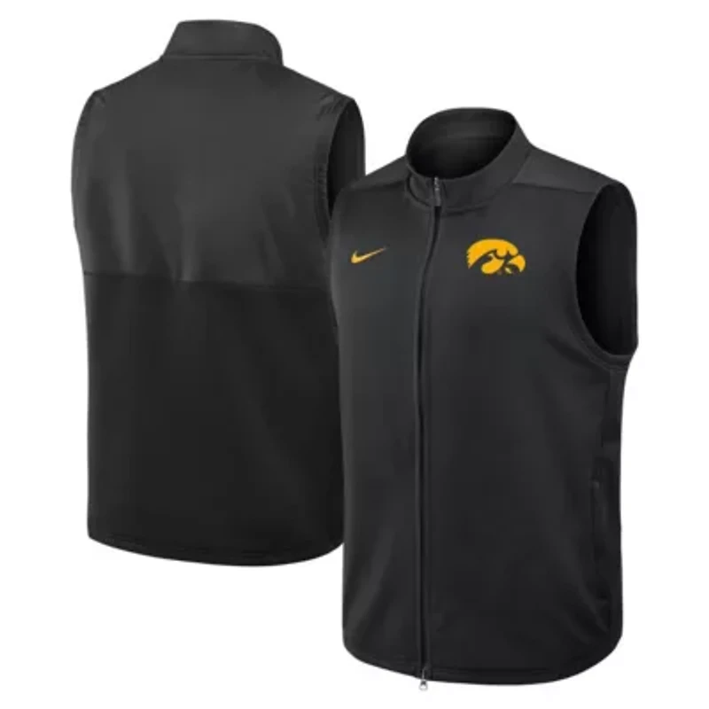 NCAA Nike Iowa Hawkeyes Primetime Victory Performance Full-Zip Vest