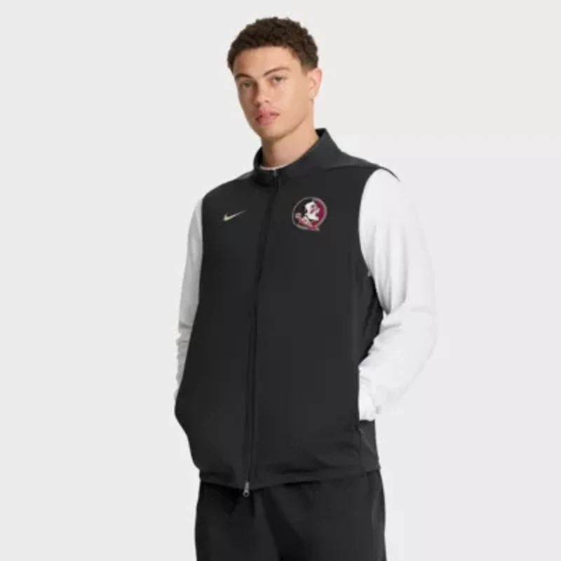 NCAA Nike Florida State Seminoles Primetime Victory Performance Full-Zip Vest