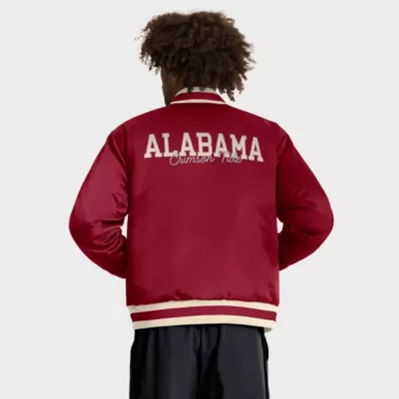 Alabama Crimson Tide NCAA Nike Legacy Full-Snap Bomber Jacket