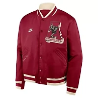 Alabama Crimson Tide NCAA Nike Legacy Full-Snap Bomber Jacket