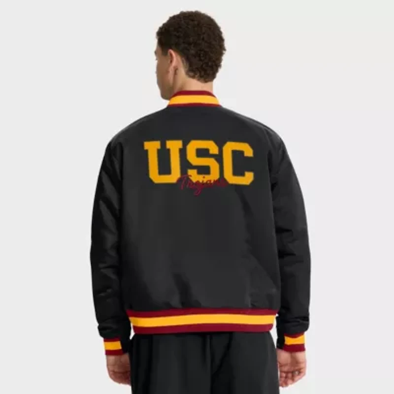 NCAA Nike USC Trojans Legacy Full-Snap Bomber Jacket