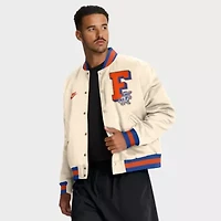 NCAA Nike Florida Gators Legacy Full-Snap Bomber Jacket
