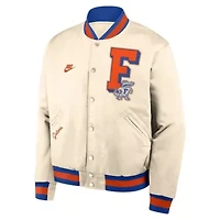 NCAA Nike Florida Gators Legacy Full-Snap Bomber Jacket