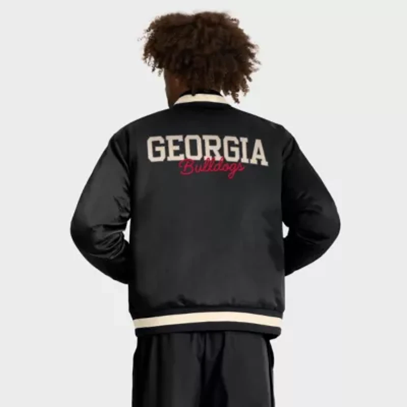 NCAA Nike Georgia Bulldogs Legacy Full-Snap Bomber Jacket