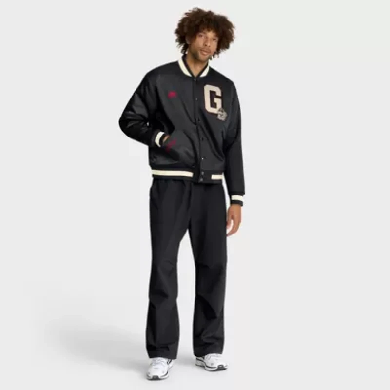 NCAA Nike Georgia Bulldogs Legacy Full-Snap Bomber Jacket