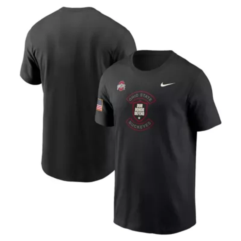 NCAA Nike Ohio State Buckeyes 2025 Military Appreciation Dri-FIT T-Shirt