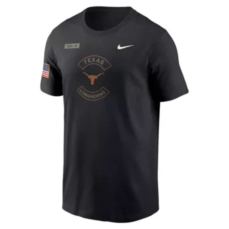 NCAA Nike Texas Longhorns 2025 Military Appreciation Dri-FIT T-Shirt