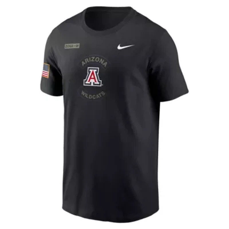 NCAA Nike Arizona Wildcats 2025 Military Appreciation Dri-FIT T-Shirt