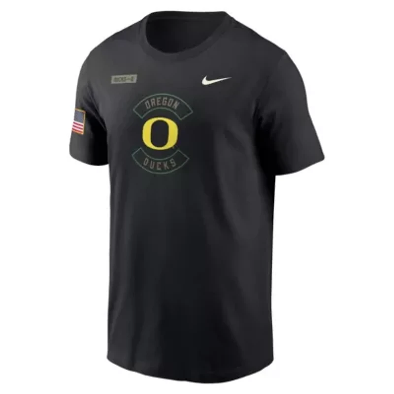 NCAA Nike Oregon Ducks 2025 Military Appreciation Dri-FIT T-Shirt