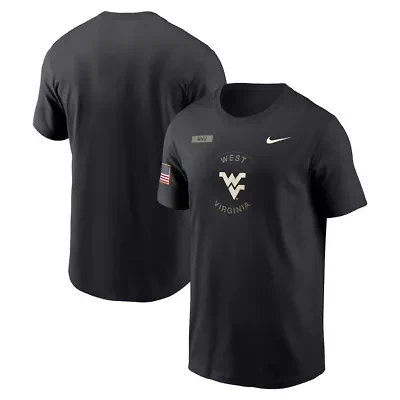 NCAA Nike West Virginia Mountaineers 2025 Military Appreciation Dri-FIT T-Shirt