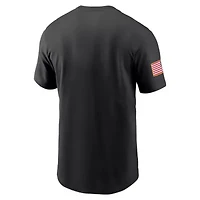 NCAA Nike West Virginia Mountaineers 2025 Military Appreciation Dri-FIT T-Shirt