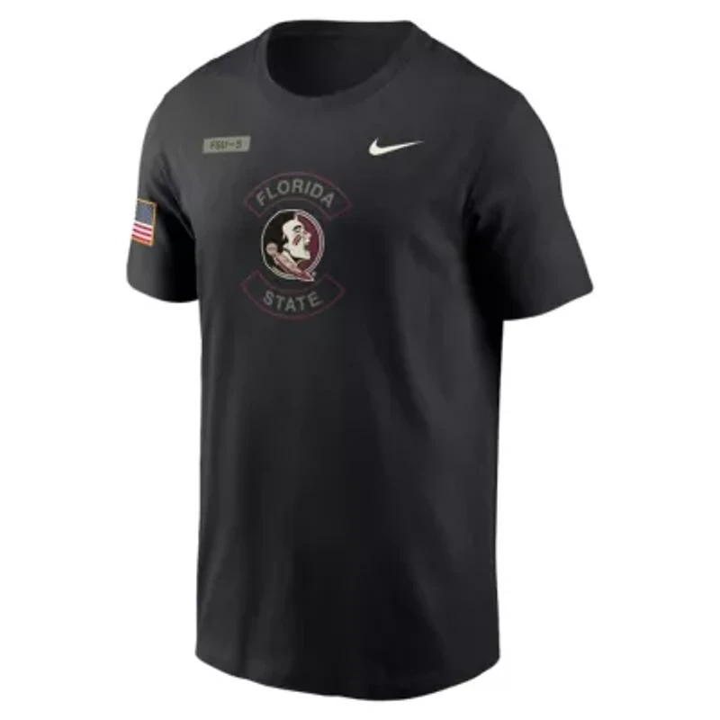 NCAA Nike Florida State Seminoles 2025 Military Appreciation Dri-FIT T-Shirt