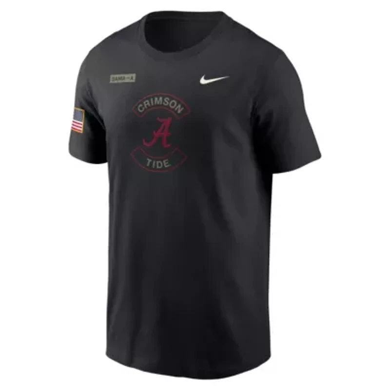 Alabama Crimson Tide NCAA Nike 2025 Military Appreciation Dri-FIT T-Shirt