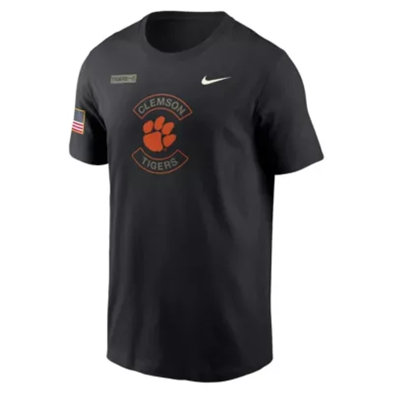 NCAA Nike Clemson Tigers 2025 Military Appreciation Dri-FIT T-Shirt