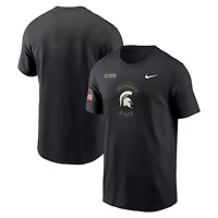 NCAA Nike Michigan State Spartans 2025 Military Appreciation Dri-FIT T-Shirt