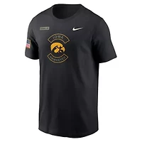 NCAA Nike Iowa Hawkeyes 2025 Military Appreciation Dri-FIT T-Shirt