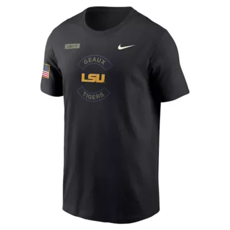 NCAA Nike LSU Tigers 2025 Military Appreciation Dri-FIT T-Shirt