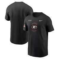 NCAA Nike Georgia Bulldogs 2025 Military Appreciation Dri-FIT T-Shirt