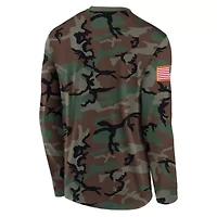 NCAA Nike Arizona Wildcats 2025 Military Appreciation Legend Dri-FIT Long Sleeve T-Shirt