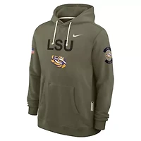 NCAA Nike LSU Tigers 2025 Military Appreciation Standard Issue Dri-FIT Hoodie