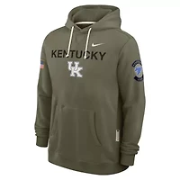 NCAA Nike Kentucky Wildcats 2025 Military Appreciation Standard Issue Dri-FIT Hoodie