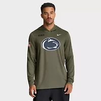 NCAA Nike Penn State Nittany Lions 2025 Military Appreciation Dri-FIT Long Sleeve Hoodie T-Shirt