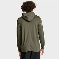 Duke Blue Devils NCAA Nike 2025 Military Appreciation Dri-FIT Long Sleeve Hoodie T-Shirt