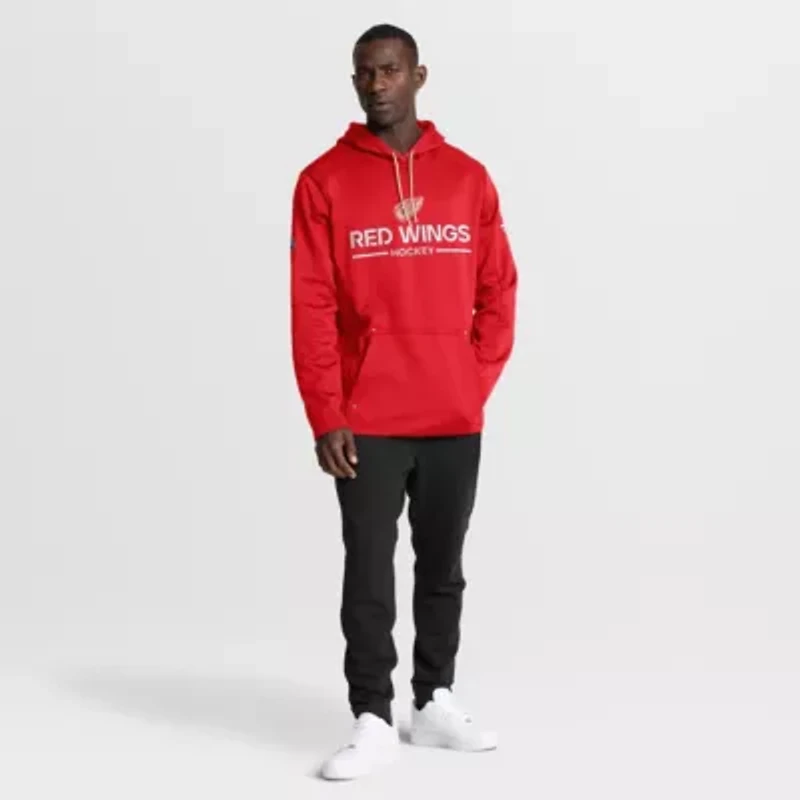NHL Fanatics Detroit Wings Authentic Pro Centennial Rink Hoodie
