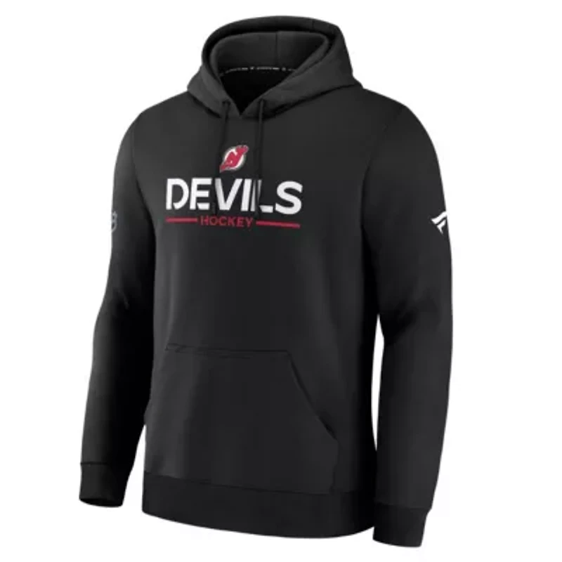 NHL Fanatics New Jersey Devils Authentic Pro Primary Hoodie