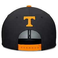NCAA Nike Black/Tennessee Tennessee Volunteers 2025 Sideline Campus Pro Local Snapback Hat