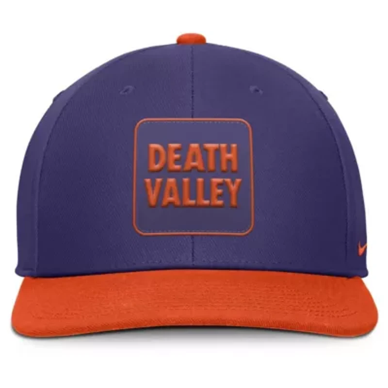 NCAA Nike Purple/Orange Clemson Tigers 2025 Sideline Campus Pro Local Snapback Hat