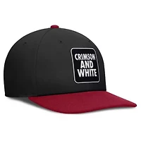Alabama Crimson Tide NCAA Nike Black/Crimson Alabama Tide 2025 Sideline Campus Pro Local Snapback Hat