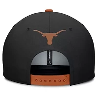 NCAA Nike Black/Texas Texas Longhorns 2025 Sideline Campus Pro Local Snapback Hat