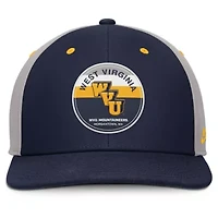 NCAA Nike Navy/Gray West Virginia Mountaineers Prep Pro Performance Snapback Hat