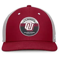 NCAA Nike Crimson/Gray Oklahoma Sooners Prep Pro Performance Snapback Hat
