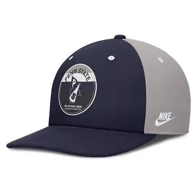 NCAA Nike Navy/Gray Penn State Nittany Lions Prep Pro Performance Snapback Hat