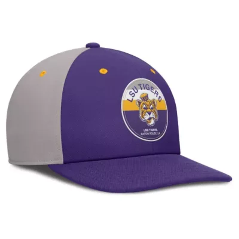 NCAA Nike Purple/Gray LSU Tigers Prep Pro Performance Snapback Hat
