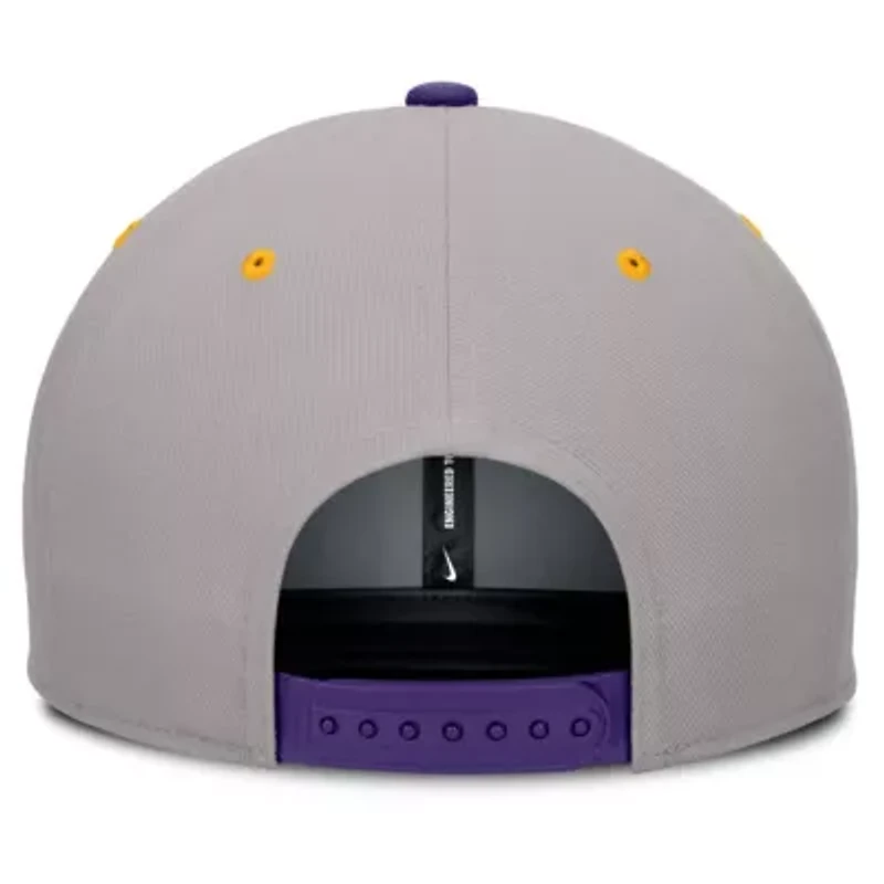 NCAA Nike Purple/Gray LSU Tigers Prep Pro Performance Snapback Hat