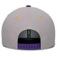 NCAA Nike Purple/Gray LSU Tigers Prep Pro Performance Snapback Hat