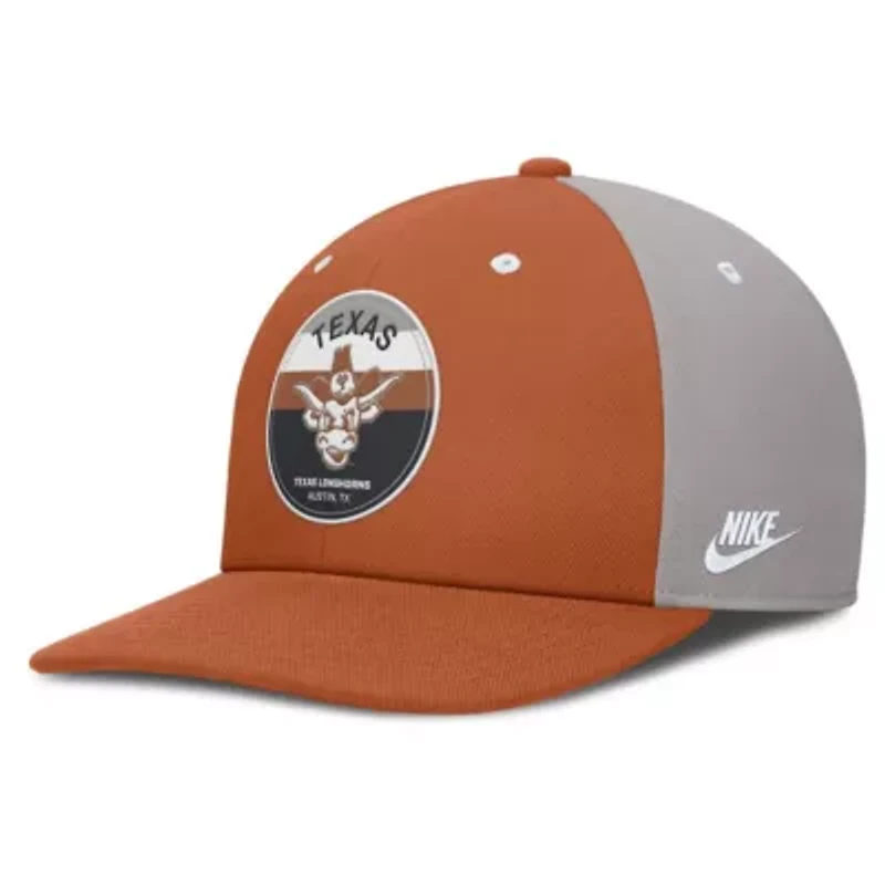 NCAA Nike Texas Orange/Gray Texas Longhorns Prep Pro Performance Snapback Hat