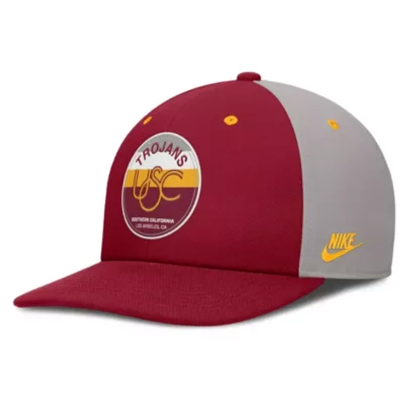 NCAA Nike Cardinal/Gray USC Trojans Prep Pro Performance Snapback Hat