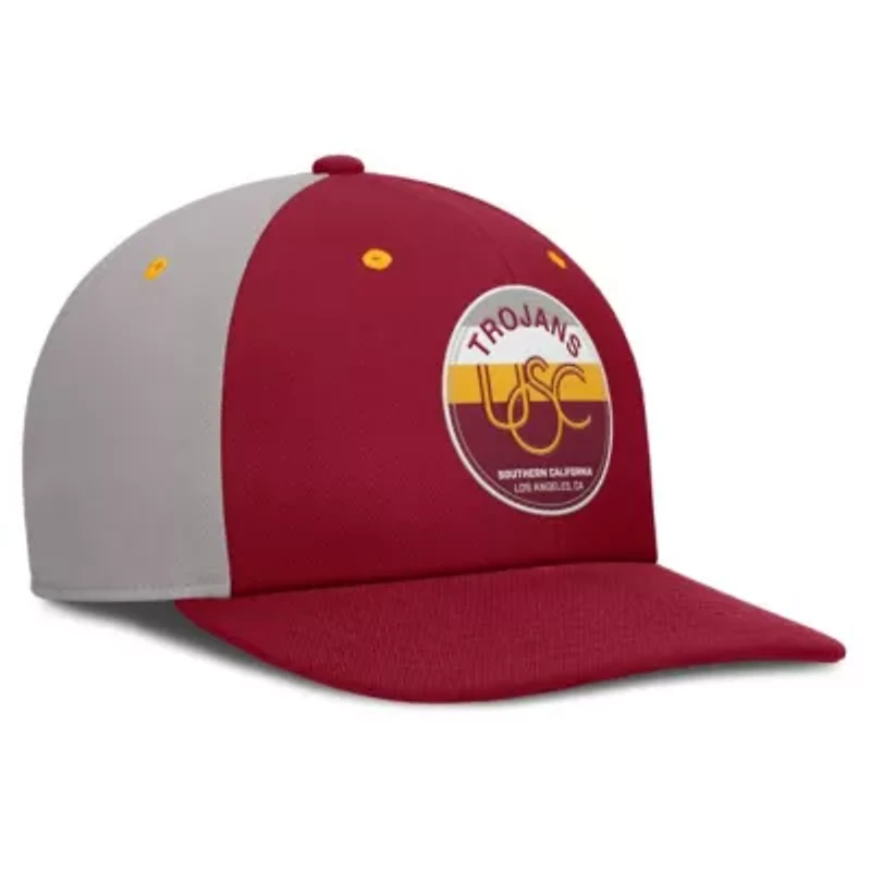 NCAA Nike Cardinal/Gray USC Trojans Prep Pro Performance Snapback Hat