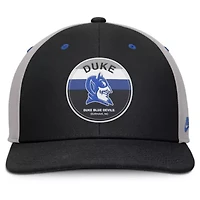 Duke Blue Devils NCAA Nike Black/Gray Duke Devils Prep Pro Performance Snapback Hat