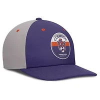 NCAA Nike Purple/Gray Clemson Tigers Prep Pro Performance Snapback Hat