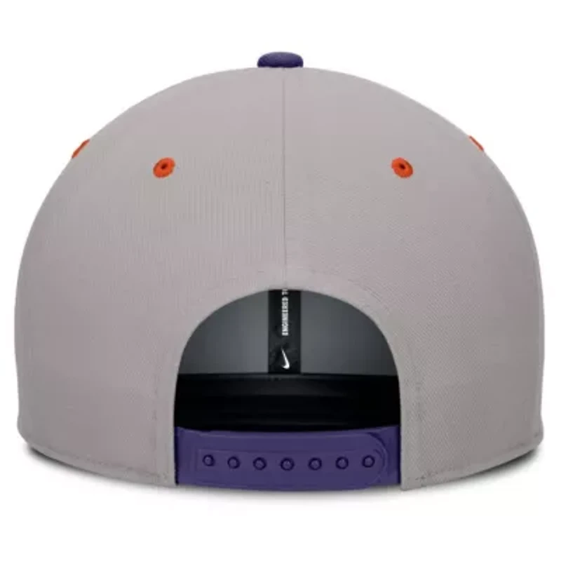 NCAA Nike Purple/Gray Clemson Tigers Prep Pro Performance Snapback Hat