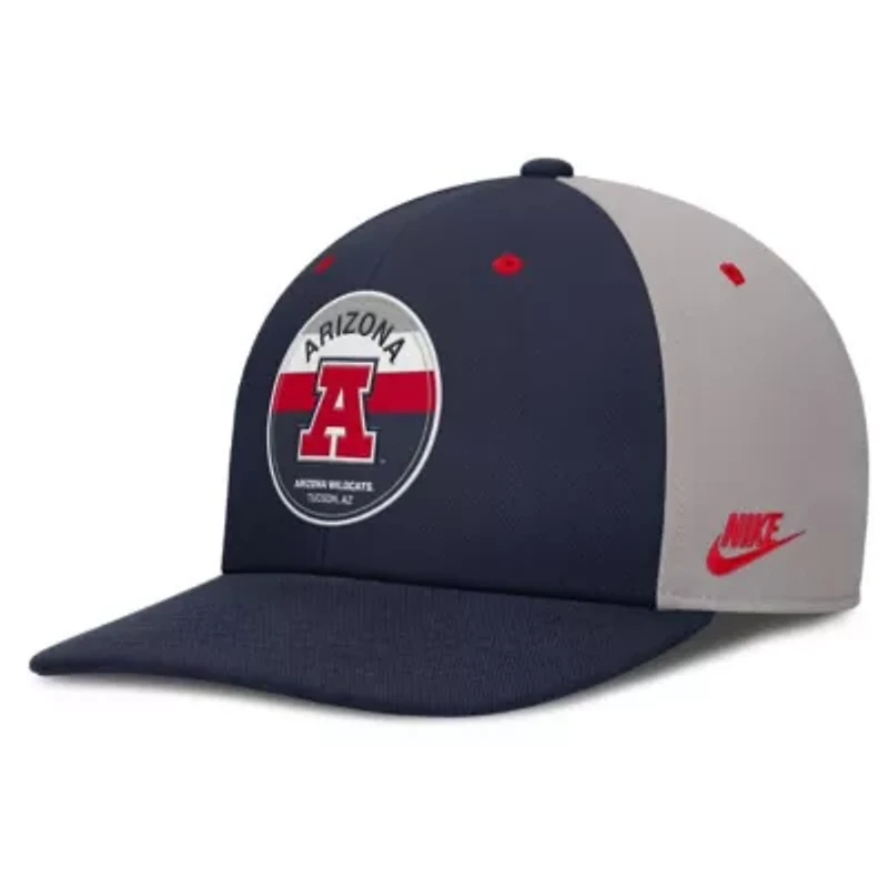 NCAA Nike Navy/Gray Arizona Wildcats Prep Pro Performance Snapback Hat