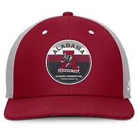 Alabama Crimson Tide NCAA Nike Crimson/Gray Alabama Tide Prep Pro Performance Snapback Hat